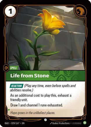 Life from Stone - 029/167 - Common