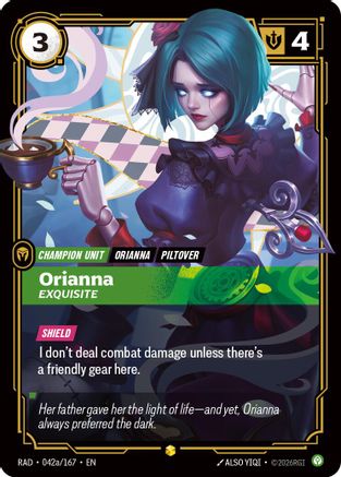 Orianna, Exquisite (Alternate Art) - 042a/167 - Showcase