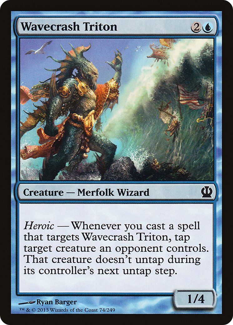 Wavecrash Triton (THS-074) Foil