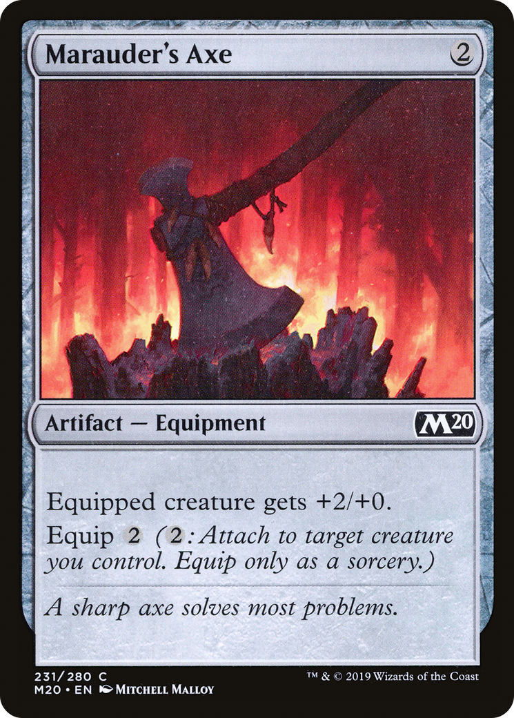 Marauder's Axe (M20-231) Foil