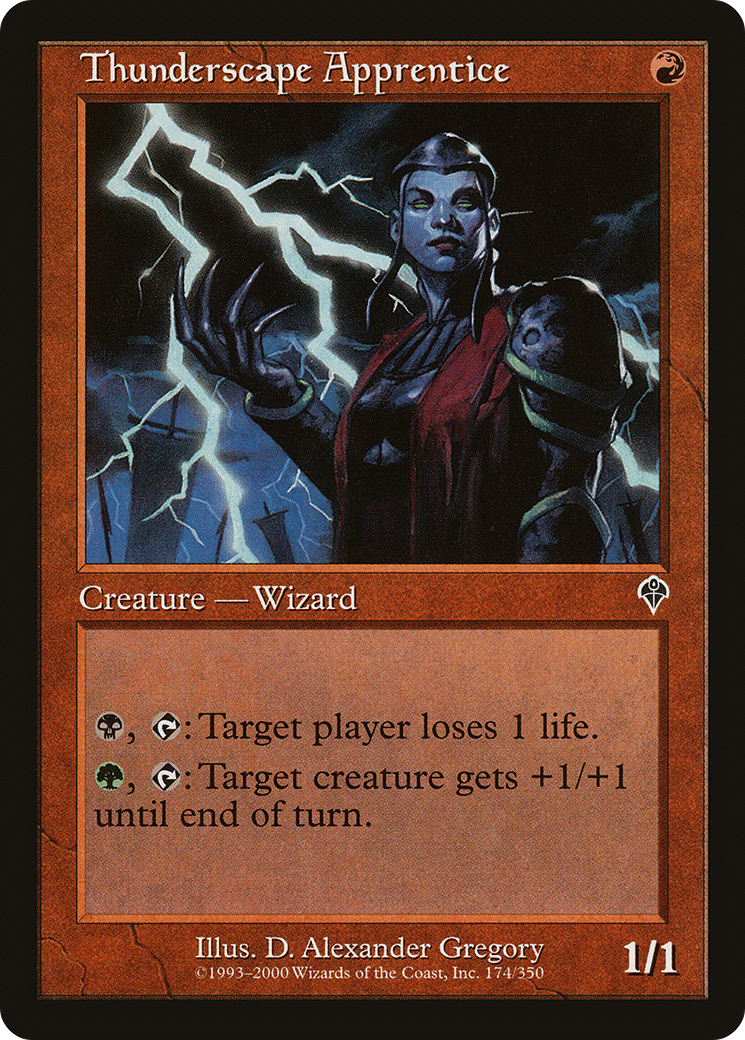 Thunderscape Apprentice (INV-174) Foil