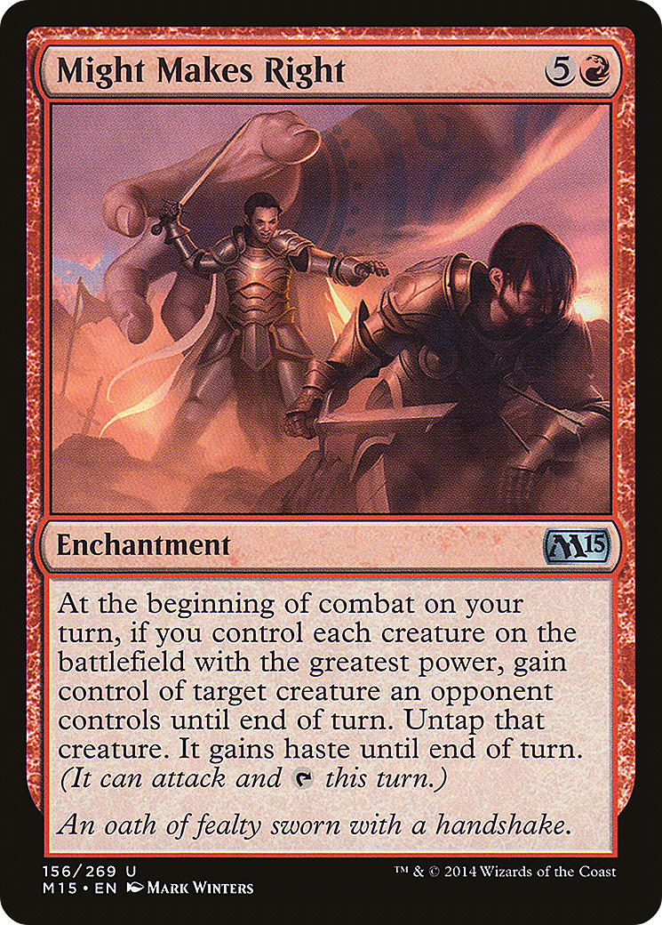 Might Makes Right (M15-156)