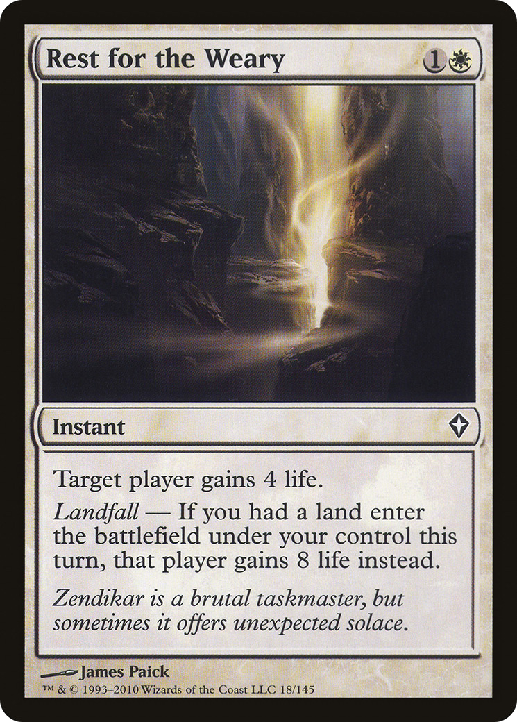 Rest for the Weary (WWK-018) Foil