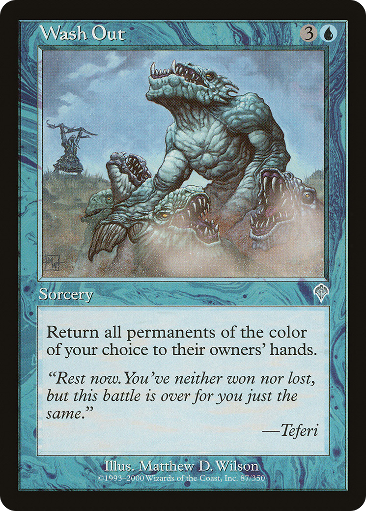 Wash Out (INV-087) Foil