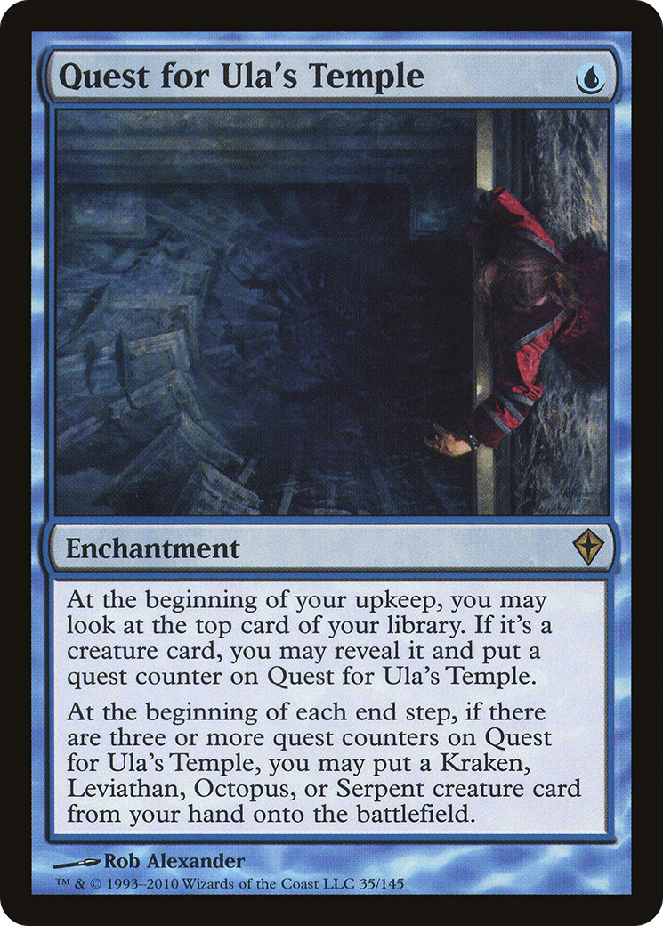 Quest for Ula's Temple (WWK-035) Foil