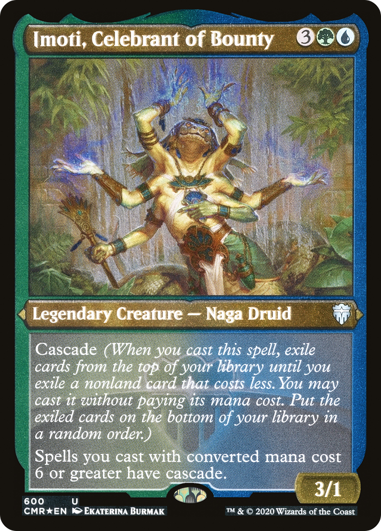 Imoti, Celebrant of Bounty (Foil Etched) (CMR-600) Foil