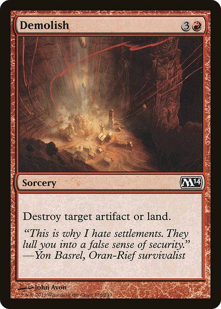 Demolish (M14-136)