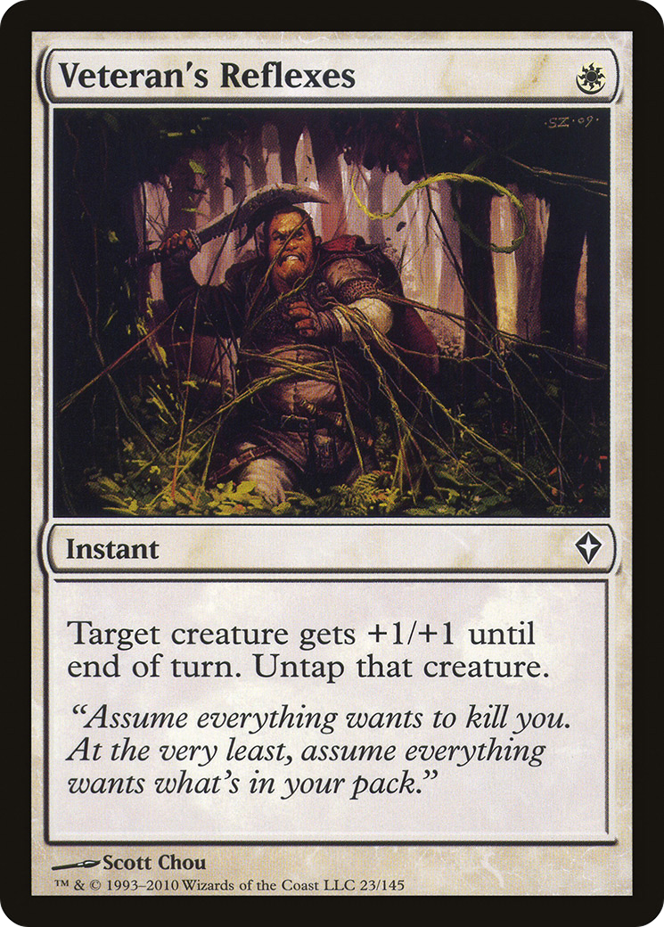 Veteran's Reflexes (WWK-023) Foil