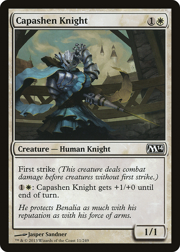 Capashen Knight (M14-011) Foil