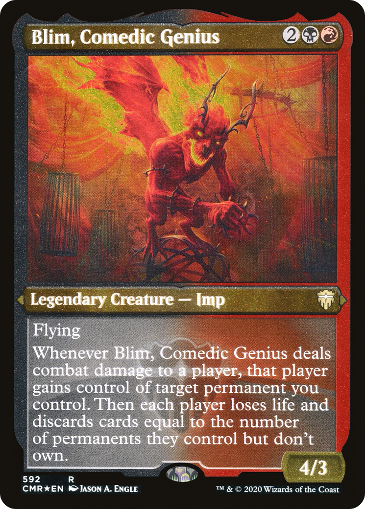 Blim, Comedic Genius (Foil Etched) (CMR-592) Foil
