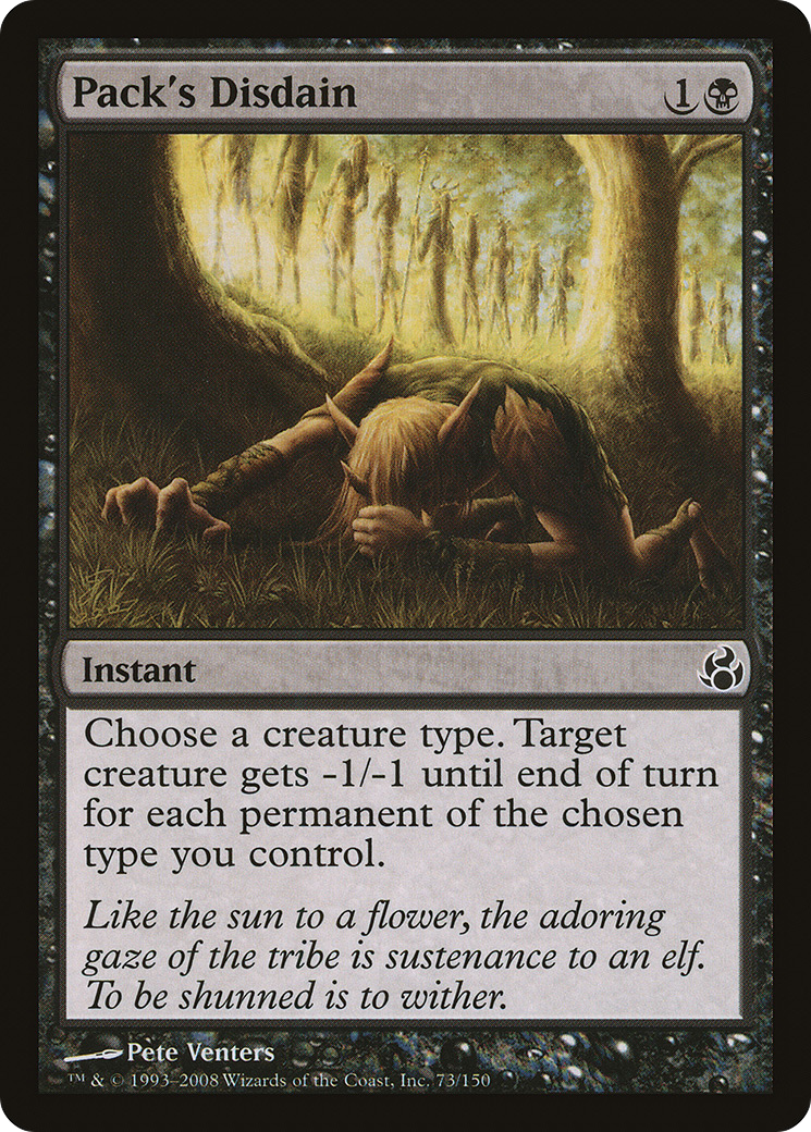 Pack's Disdain (MOR-073) Foil