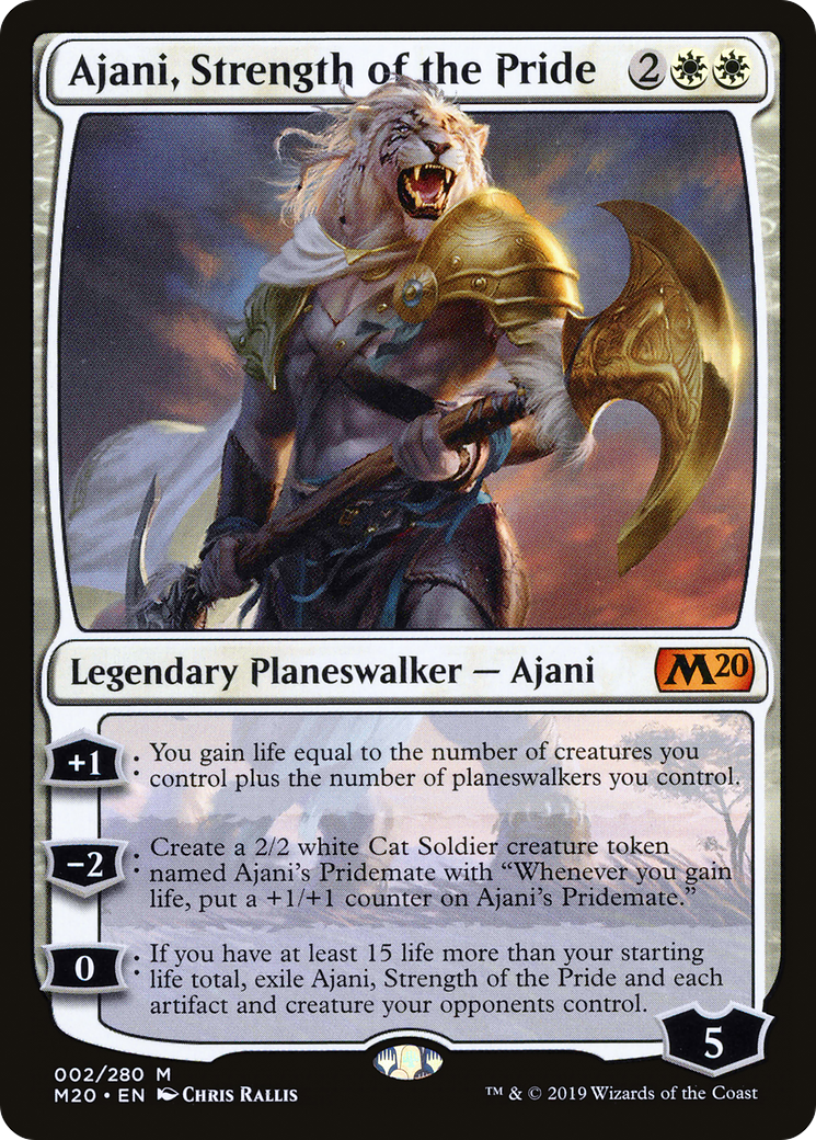 Ajani, Strength of the Pride (M20-002) Foil