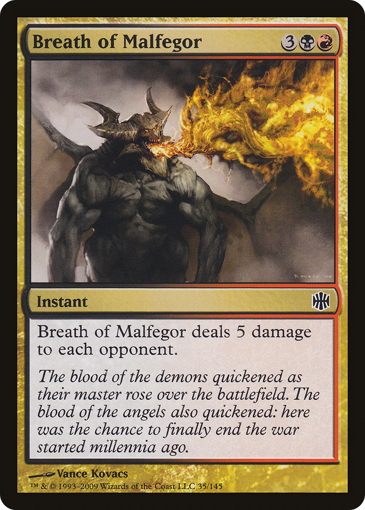 Breath of Malfegor (ARB-035) Foil