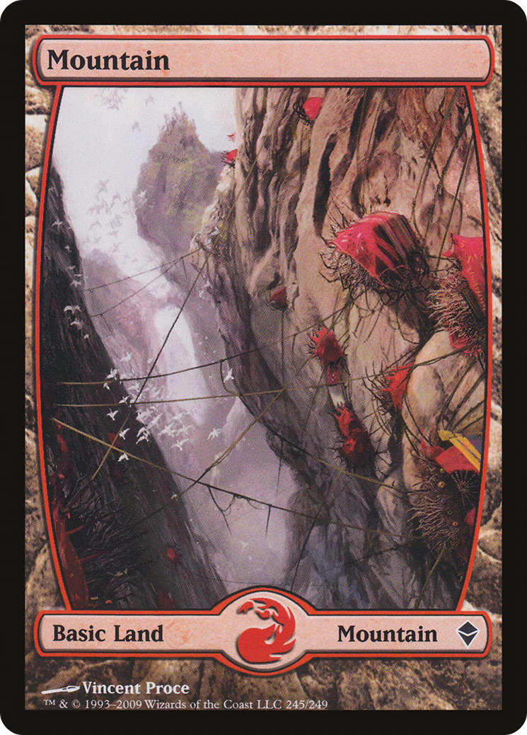 Mountain (245) - Full Art (ZEN-245) Foil