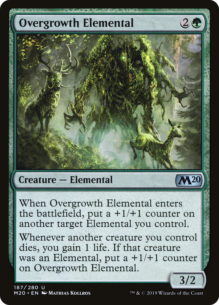 Overgrowth Elemental (M20-187) Foil