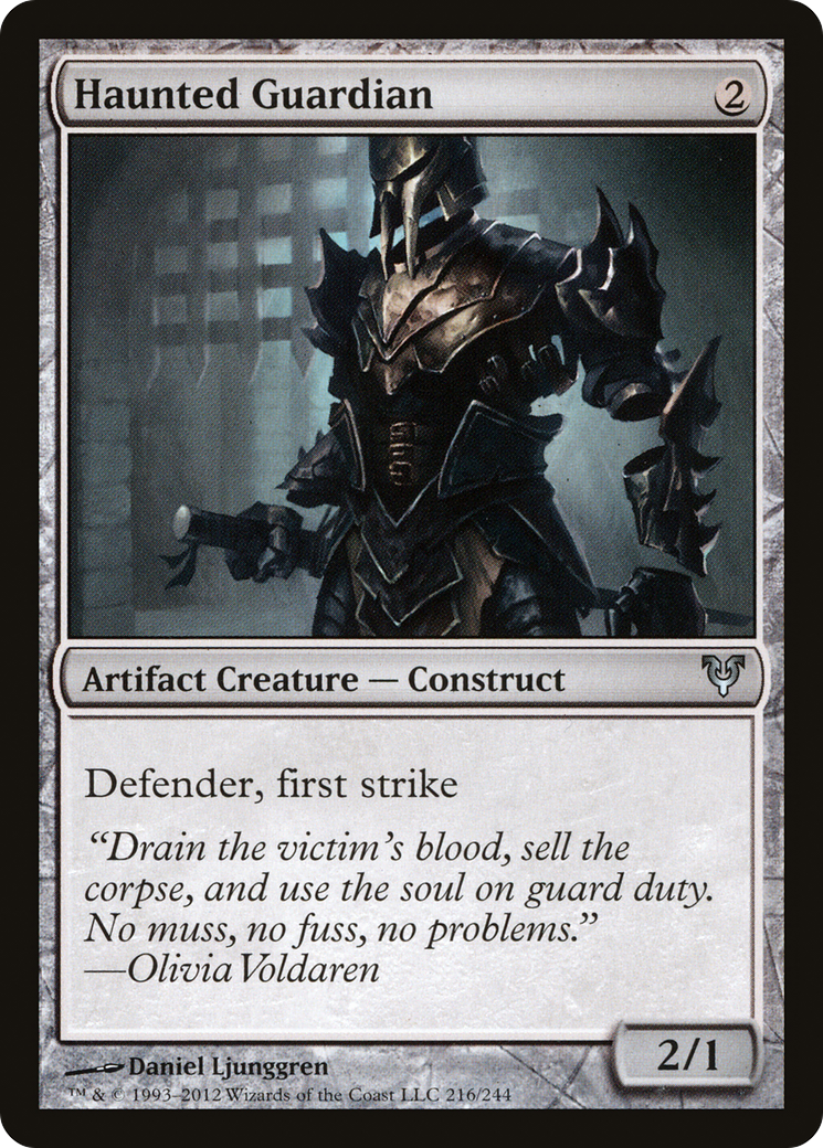Haunted Guardian (AVR-216) Foil