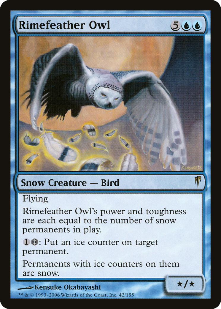 Rimefeather Owl (CSP-042) Foil