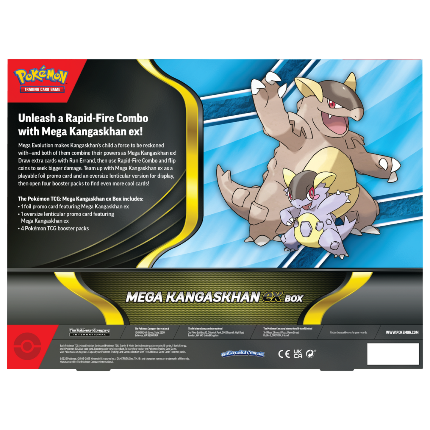 POKEMON MEGA KANGASKHAN EX BOX
