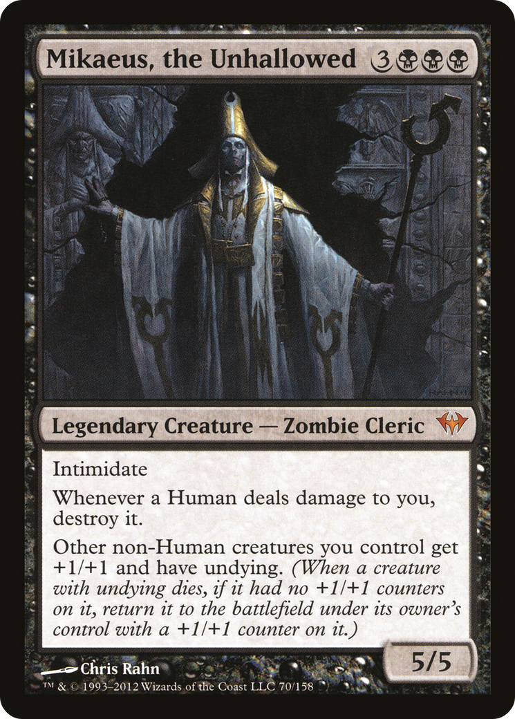 Mikaeus, the Unhallowed (DKA-070) Foil
