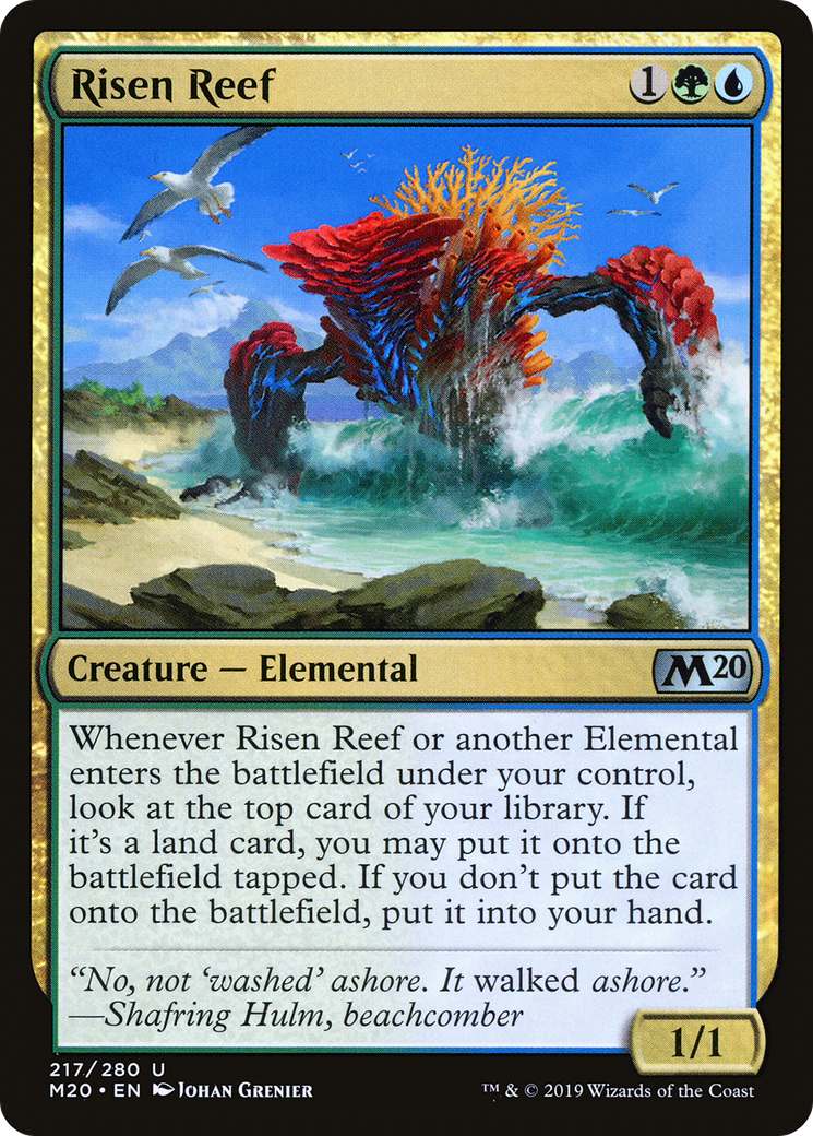 Risen Reef (M20-217) Foil