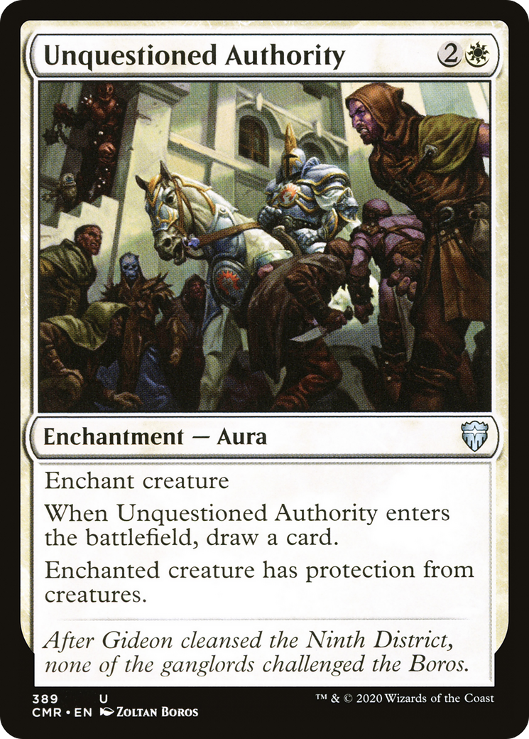 Unquestioned Authority (CMR-389)