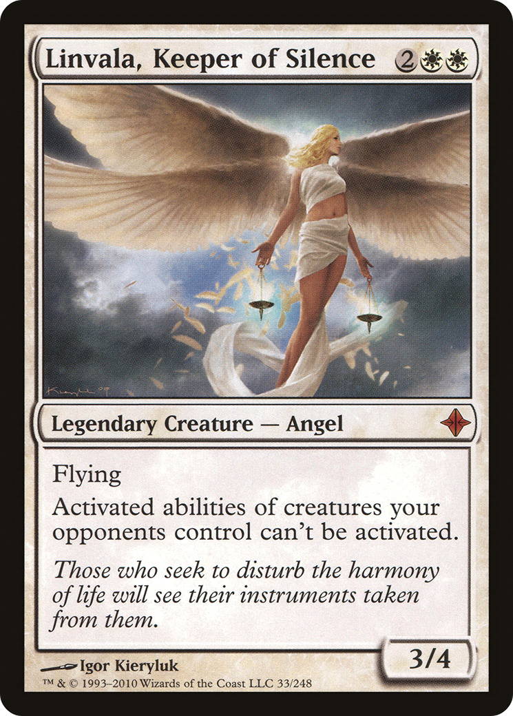 Linvala, Keeper of Silence (ROE-033) Foil