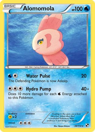 Alomomola (39) - 39/114 - Rare - Reverse Holo