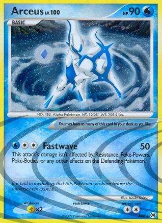 Arceus (AR4) - AR4/99 - Holo Rare