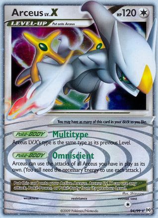 Arceus Lv.X 94/99 - Ultra Rare