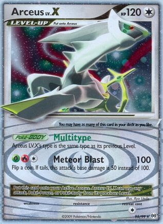 Arceus Lv.X (95) - 95/99 - Ultra Rare