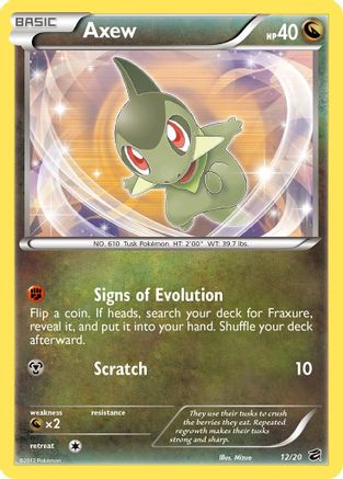Axew (12) - 12/20 - Holo Rare