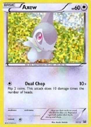 Axew 012/12 - Holofoil McDonalds Promos 2012 - Promo