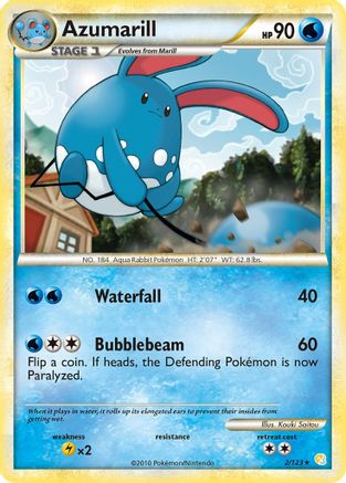 Azumarill - 2/123 - Holo Rare