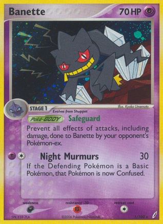 Banette 1/100 - Holo Rare
