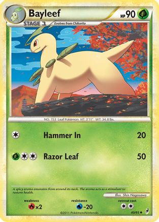 Bayleef - 40/95 - Uncommon