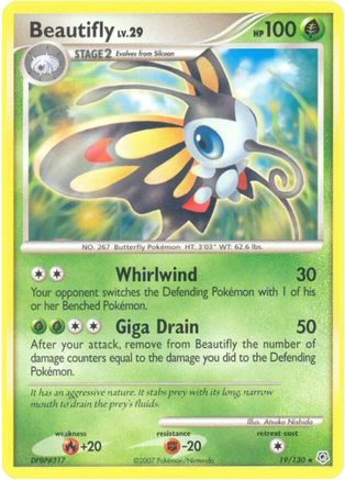 Beautifly - Reverse Holofoil Diamond and Pearl - Rare