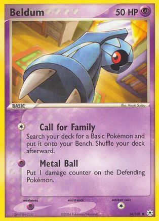 Beldum - 54/101 - Common - Reverse Holo