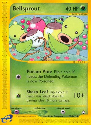 Bellsprout (68) 068  Aquapolis - Common