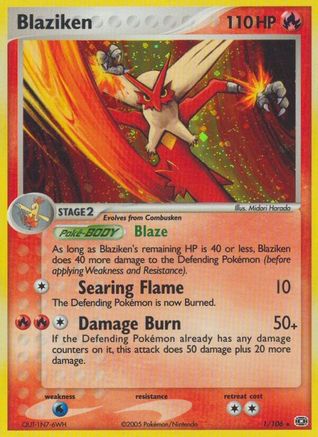 Blaziken 1/106 - Holo Rare