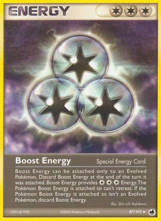 Boost Energy - 87/101 - Uncommon - Reverse Holo
