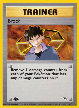 Brock (98) 098 - Unlimited Gym Heroes - Rare