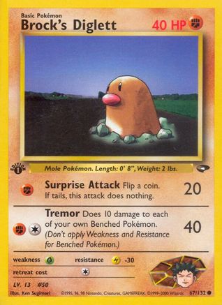 Brock's Diglett 067 - Unlimited Gym Challenge - Common