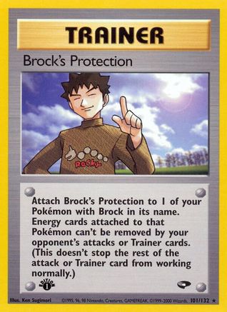 Brock's Protection 101 - Unlimited Gym Challenge - Rare