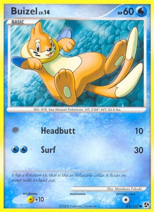 Buizel - 61/106 - Common - Reverse Holo