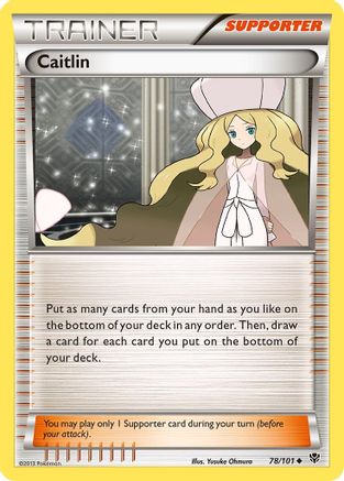 Caitlin - 78/101 - Uncommon - Reverse Holo