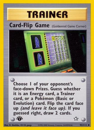 Card-Flip Game (Goldenrod Game Corner) - 92/111 - Uncommon - Unlimited