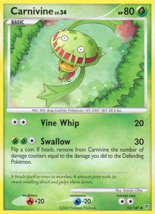Carnivine - 53/147 - Uncommon - Reverse Holo