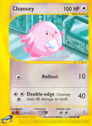 Chansey - 69/147 - Common - Reverse Holo