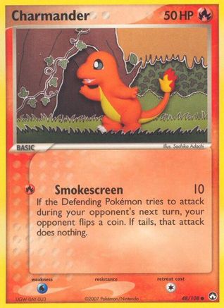 Charmander - 48/108 - Common - Reverse Holo