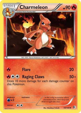 Charmeleon - 19/149 - Uncommon - Reverse Holo